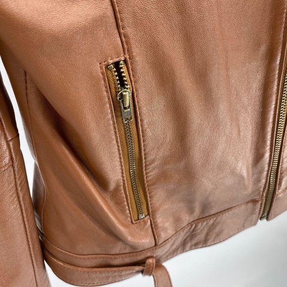 Metro 7 Genuine Leather Moto Jacket - Picture 10 of 16